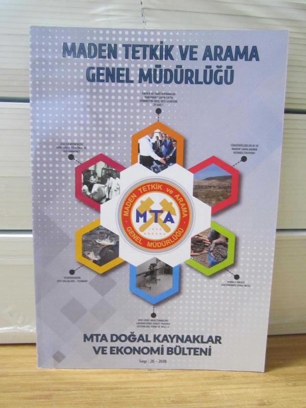 MTA Doğal Kaynaklar ve Ekonomi Bülteni - Sayı 26 2018