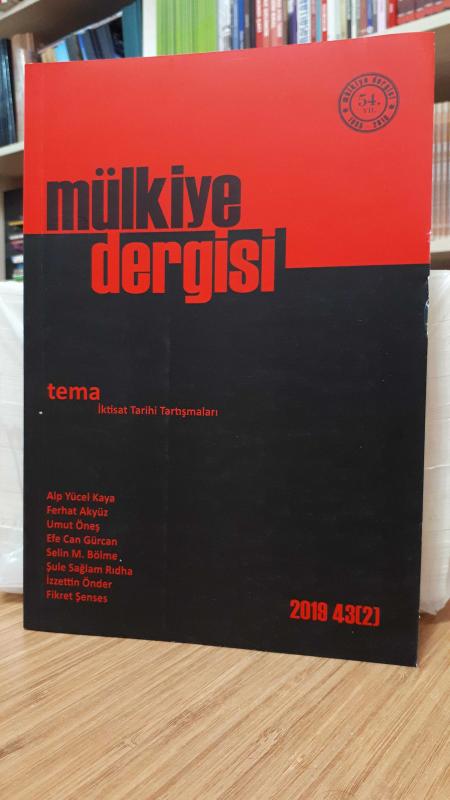 Mülkiye Dergisi - Sayı 43/1 - Yıl 2019
