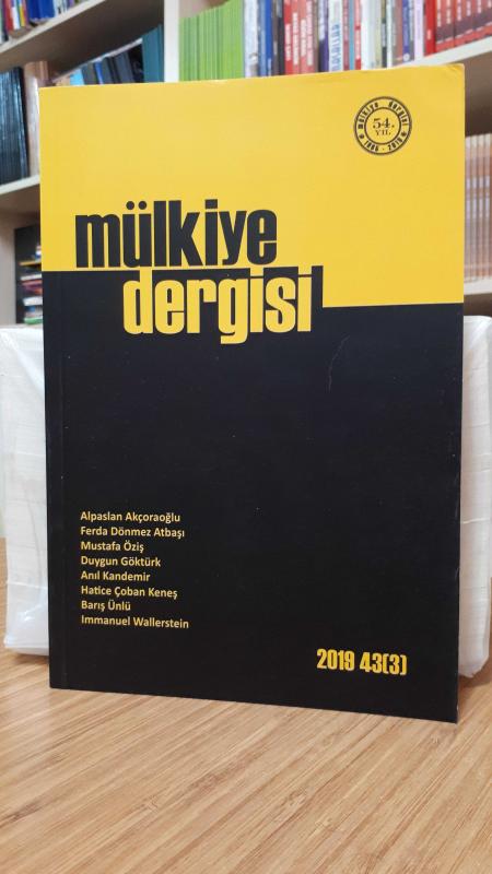 Mülkiye Dergisi - Sayı 43/3 - Yıl 2019