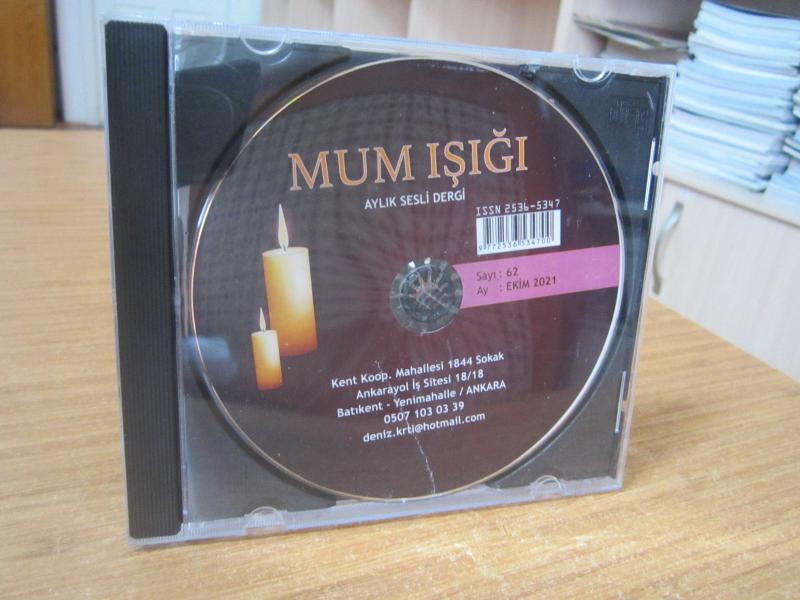 Mum Işığı Aylık Sesli Dergi [CD] - Sayı 62 - Ekim 2021