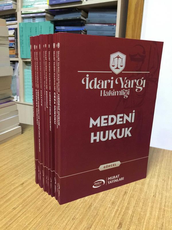 Murat Yayınları 2022 İdari Yargı Hakimliği Konu Anlatımlı Modüler Set (10 Kitap)