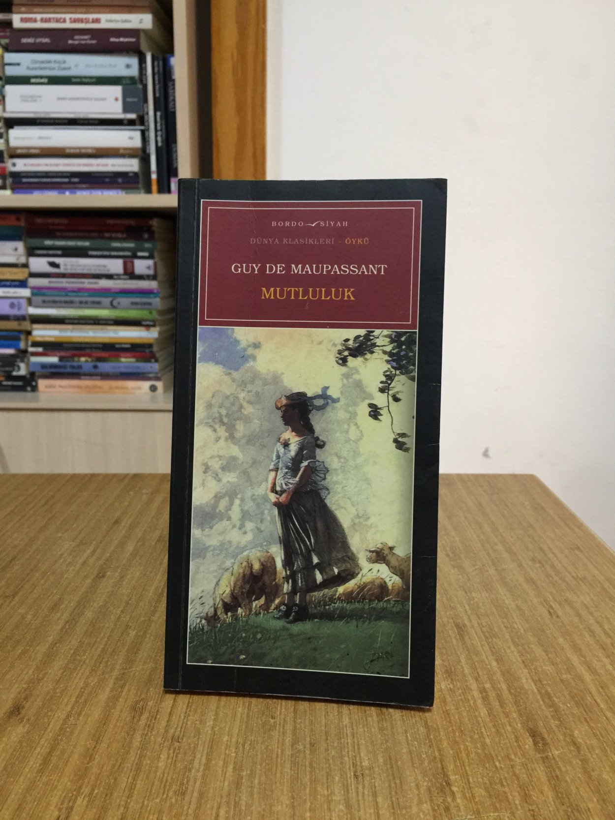 Mutluluk - Guy De Maupassant / Bordo Siyah Dünya Klasikleri