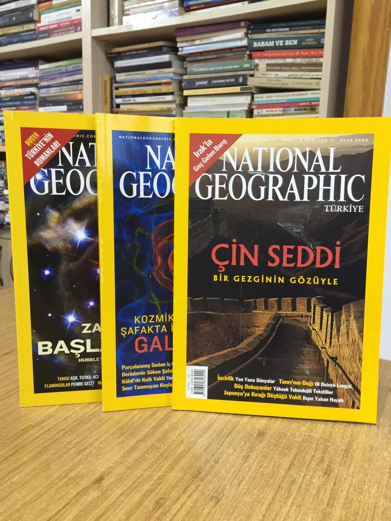 National Geographic Türkiye Dergisi - 2003 Yılı 3 Sayı TAKIM (Sayılar: Ocak-Şubat-Aralık)