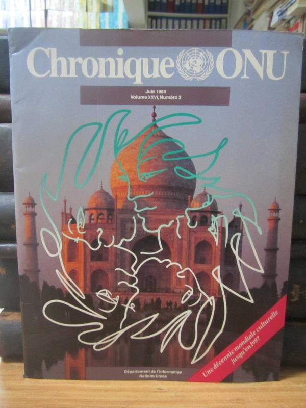 Nations Unies Departement de l'information - Chronique ONU - Juin 1989 - Volume XXVI - No 2