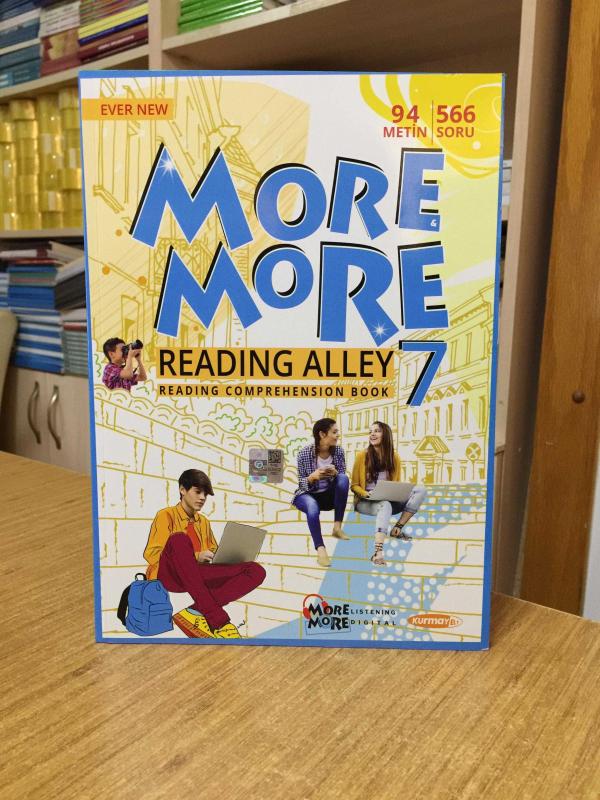 New More More English 7 Reading Alley Reading Comprehension Book Kurmay ELT