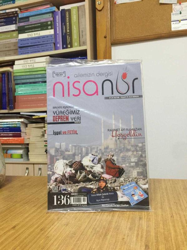 NİSANUR Kadın ve Aile Dergisi - Sayı 136 - Mart 2023 (Ekleri Mevcut)