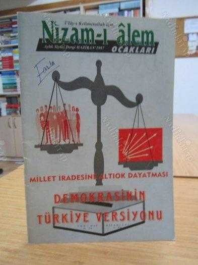 NİZAM-I ALEM Ocakları Aylık Siyasi Dergi - Haziran 1997