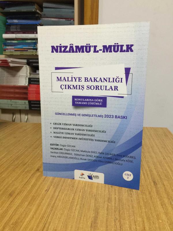 NİZAMÜ'L-MÜLK Maliye Bakanlığı Çıkmış Sorular 2.CİLT [Güncellenmiş ve Genişletilmiş 2023 Baskı)
