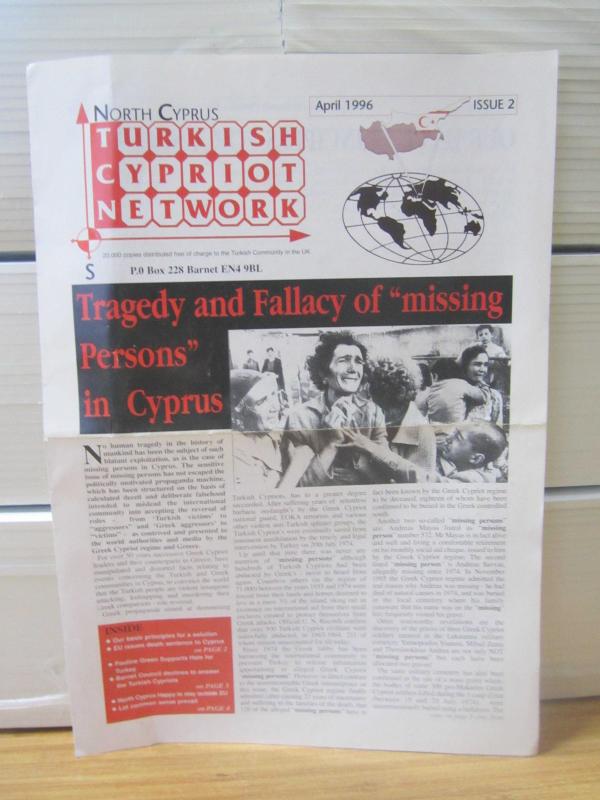North Cyprus TCN Turkish Cypriot Network - Issue 2 - April 1996