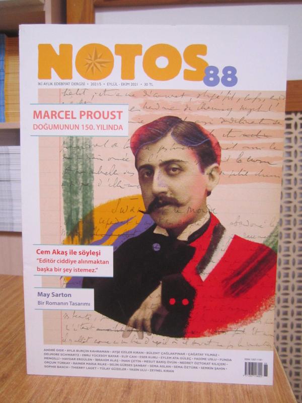 NOTOS Edebiyat Dergisi - Sayı 88 - Eylül Ekim 2021 [ Doğumunun 150. Yılında Marcel Proust ]