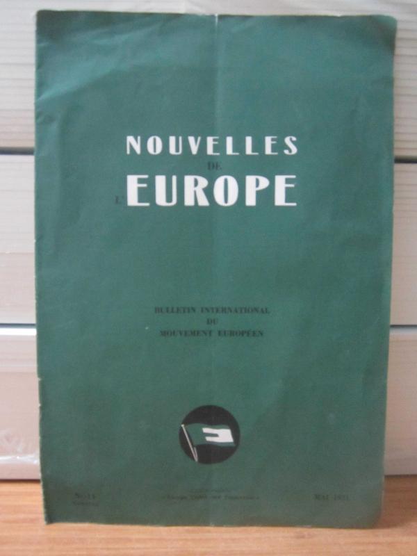 Nouvelles de Europe Bulletin International du Mouvement Europeen - No 14 - Mai 1951