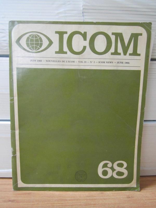 Nouvelles De L'ICOM Conseil International des Musees - Vol 21 No 2 - 1968 / ICOM NEWS Int Council of Museums - Vol 21 No 2 - 1968