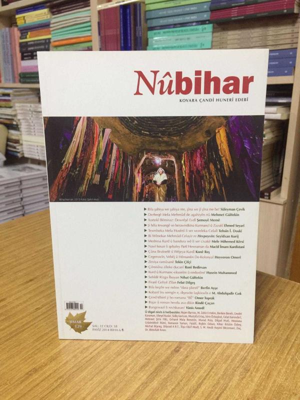 NÜBİHAR KOVARA ÇANDİ HUNERİ EDEBİ KÜLTÜR SANAT EDEBİYAT DERGİSİ - Jımar 129 - Payiz 2014
