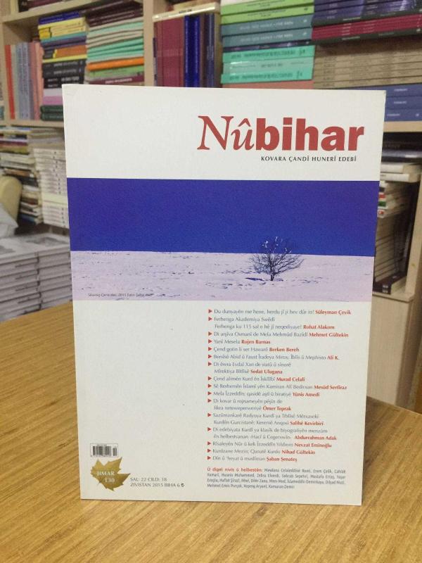 NÜBİHAR KOVARA ÇANDİ HUNERİ EDEBİ KÜLTÜR SANAT EDEBİYAT DERGİSİ - Jımar 130 - Zıvıstan 2015