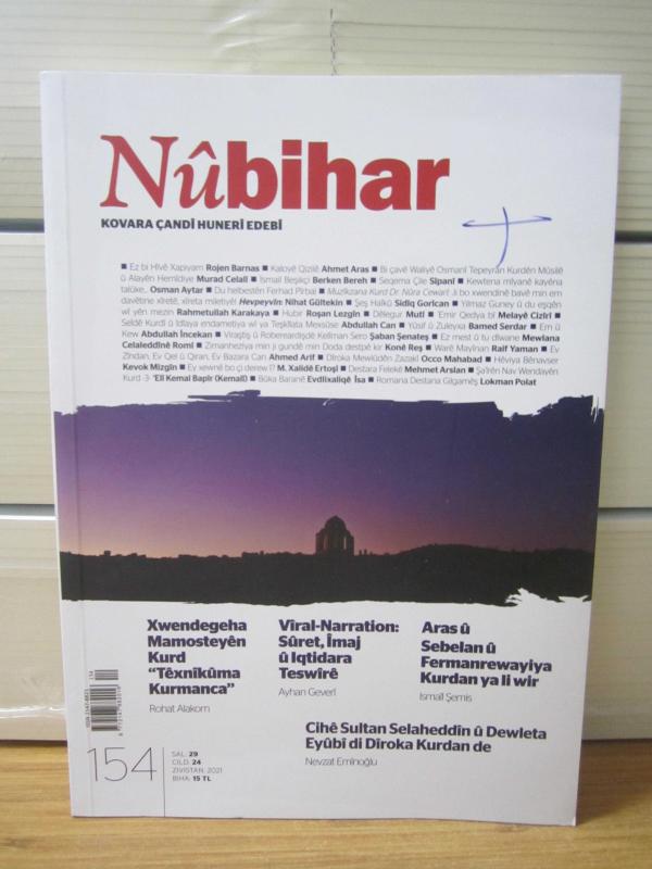 NÜBİHAR KOVARA ÇANDİ HUNERİ EDEBİ KÜLTÜR SANAT EDEBİYAT DERGİSİ - Jımar 154 - Zıvıstan 2021