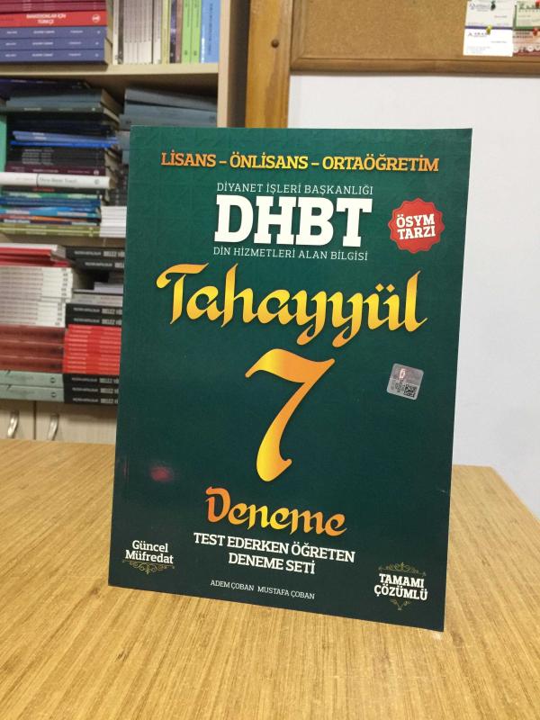 ÖABT DHBT İHL Tahayyül 5 Deneme Çözümlü Mustafa Çoban Adem Çoban 2021