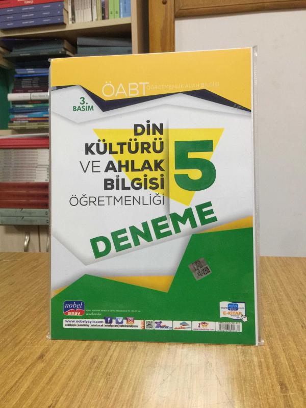 ÖABT Din Kültürü ve Ahlak Bilgisi Öğretmenliği 5 Deneme Nobel Sınav Yayınları