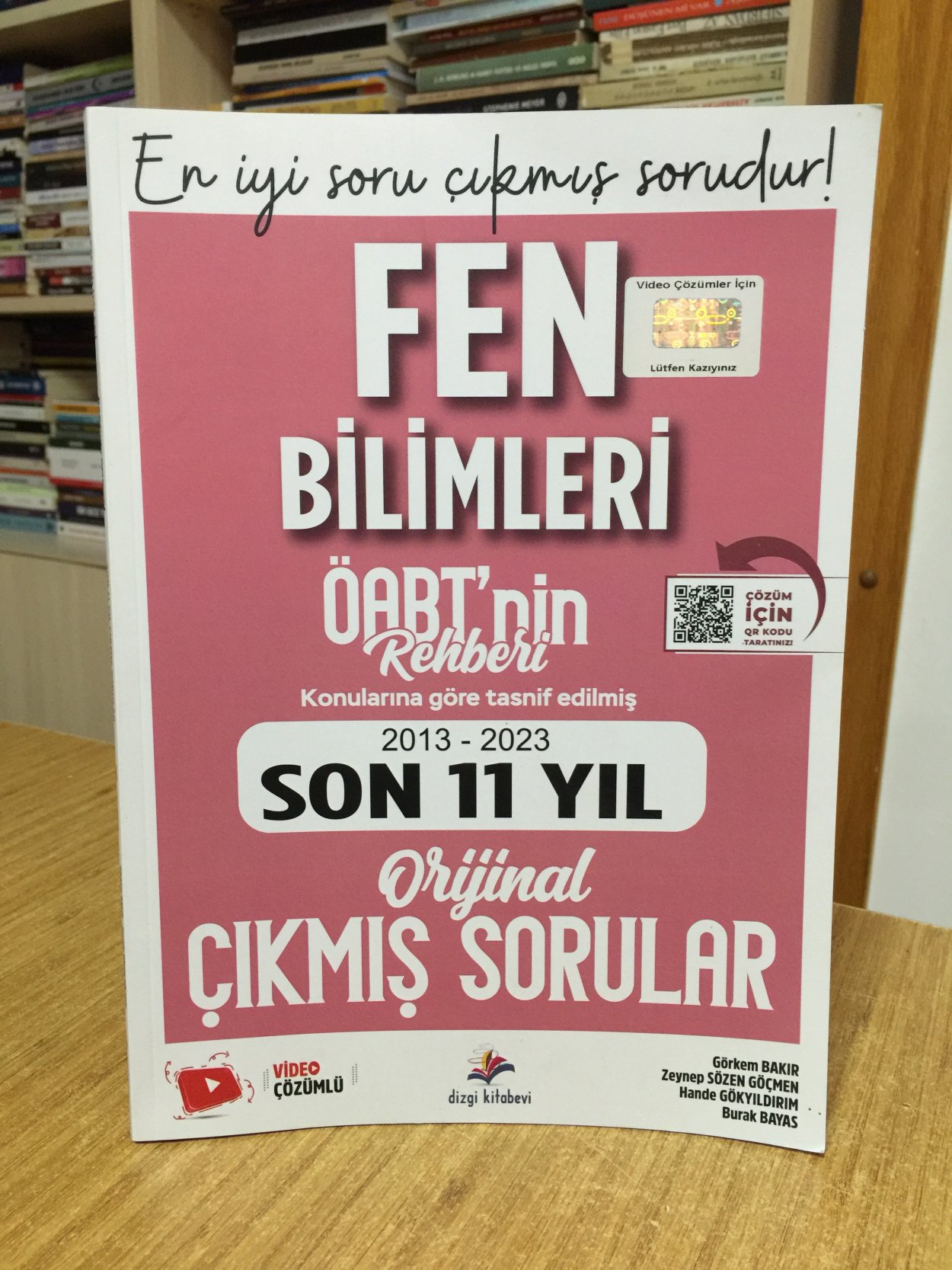 ÖABT Fen Bilimleri Konulara Göre Tasnif Edilmiş Tamamı Video Çözümlü Son 11 Yıl Çıkmış Sorular (2013-2023) Dizgi Kitap
