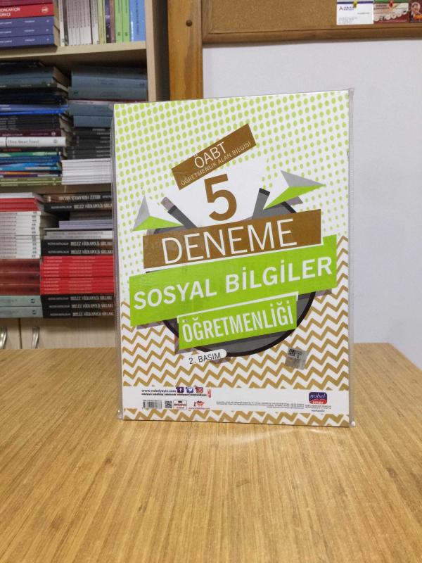 ÖABT Sosyal Bilgiler Öğretmenliği Öğretmenlik Alan Bilgisi 5 Deneme Nobel Sınav Yayınları
