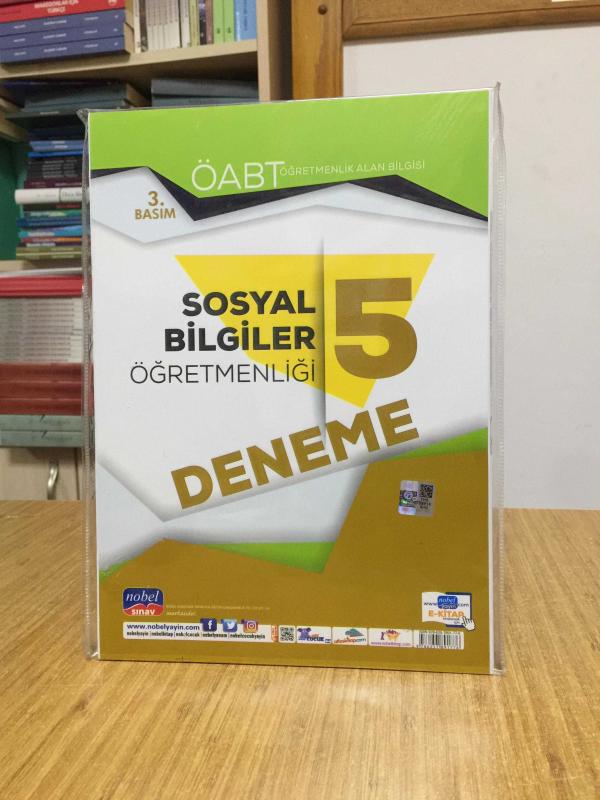 ÖABT Sosyal Bilgiler Öğretmenliği Öğretmenlik Alan Bilgisi 5 Deneme Nobel Sınav