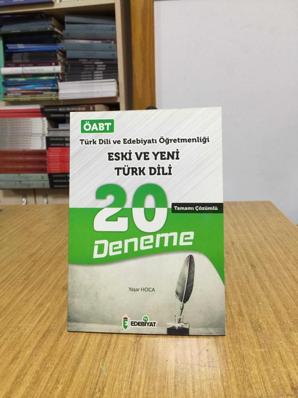 ÖABT Türk Dili Edebiyatı Eski ve Yeni Türk Dili 20 Deneme Çözümlü - Yaşar Hoca Edebiyat TV Yayınları