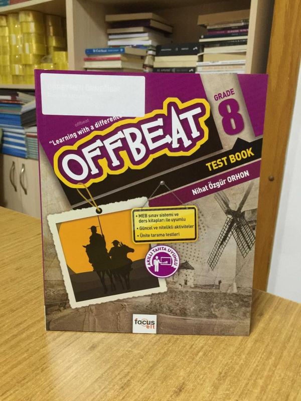 OFFBEAT Grade 8 Test Book FOCUS ELT (TANITIM ÖRNEĞİDİR)