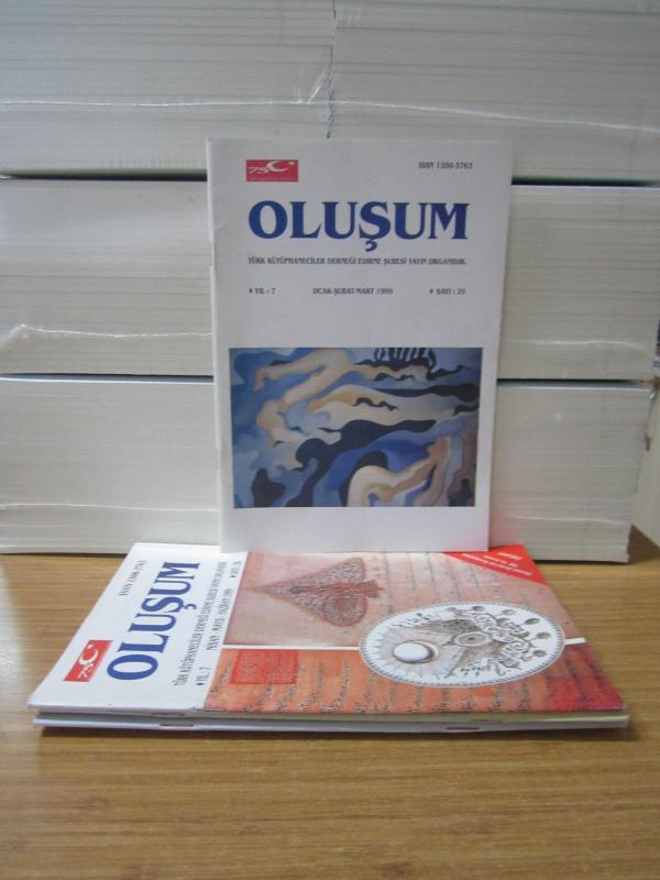 Oluşum Dergisi - 1999 Yılı Tüm Sayılar TAKIM (25-26-27-28 Sayılar Mevcut) - Türk Kütüphaneciler Derneği Edirne Şubesi