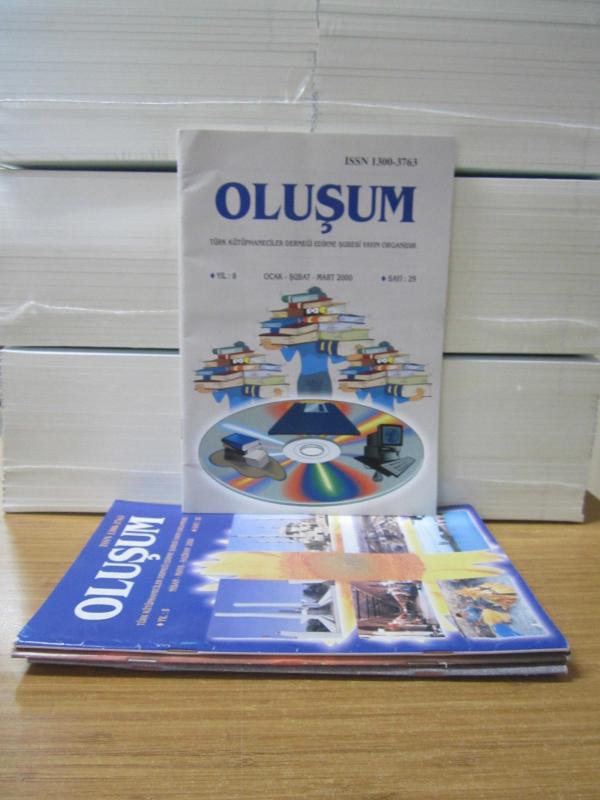 Oluşum Dergisi - 2000 Yılı Tüm Sayılar TAKIM (29-30-31-32 Sayılar Mevcut) - Türk Kütüphaneciler Derneği Edirne Şubesi