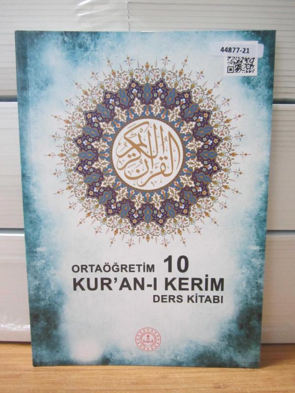 Ortaöğretim Kur'An-I Kerim 10 Ders Kitabı