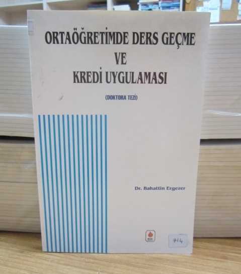 Ortaöğretimde Ders Geçme Ve Kredi Uygulaması
