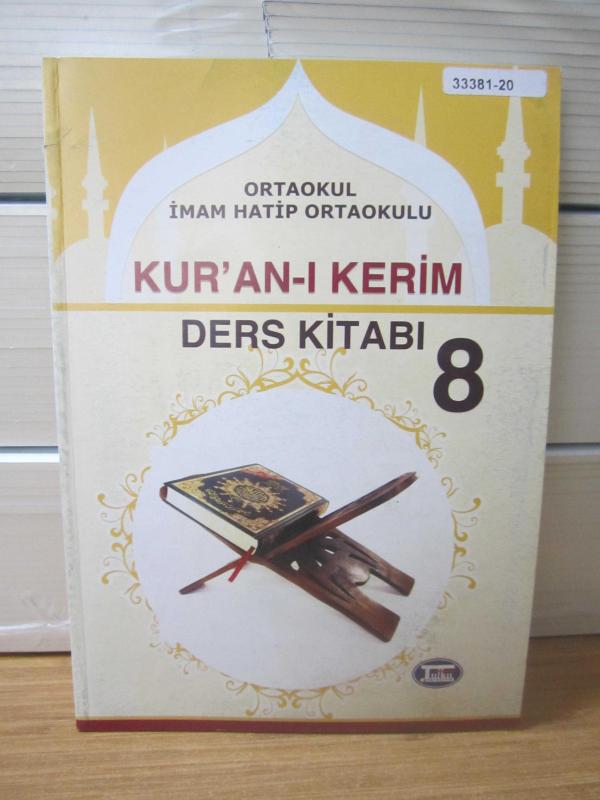 Ortaokul - İmam Hatip Ortaokulu Kur'an-ı Kerim 8 Ders Kitabı (2020)