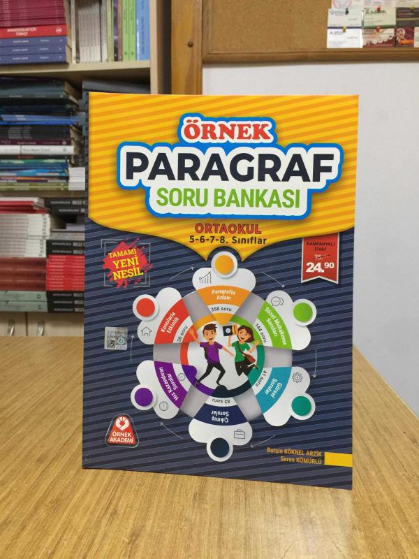 Ortaokul Paragraf Soru Bankası Örnek Akademi Yayınları