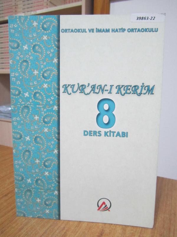 Ortaokul ve İmam Hatip Ortaokulu Kuran-ı Kerim 8 Ders Kitabı (2022)