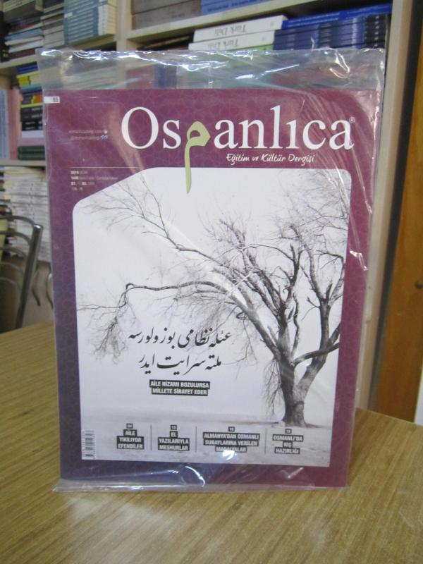 OSMANLICA Eğitim ve Kültür Dergisi - Sayı 65 - Ocak 2019