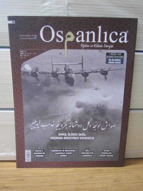 OSMANLICA Eğitim ve Kültür Dergisi - Sayı 72 - Ağustos 2019