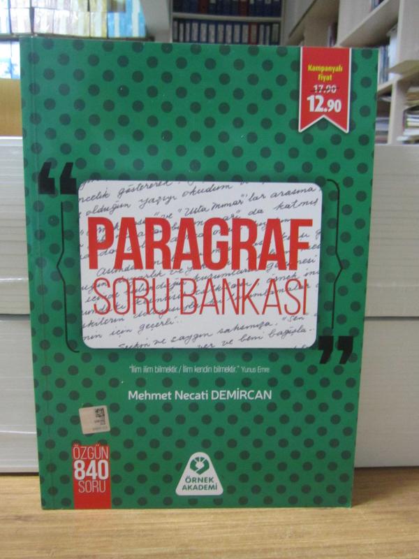 Paragraf Soru Bankası - Özgün 840 Soru
