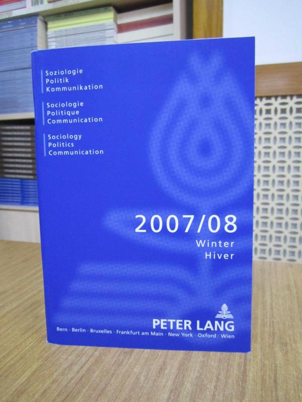 Peter Lang - 2007/08 Winter Hiver - Sociology Politics Communications