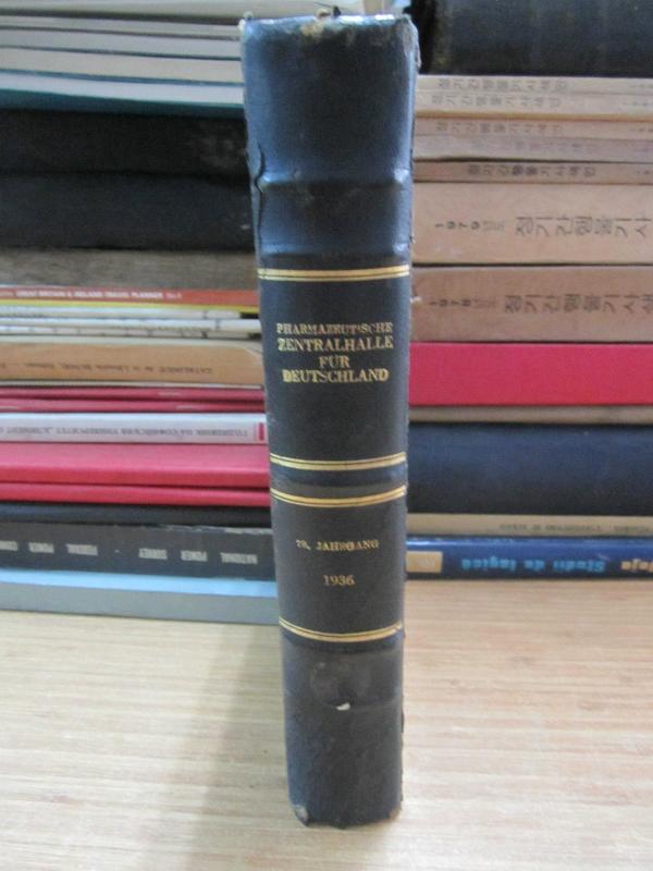 Pharmazeutische Zentralhalle Für Deutschland - Zeitschrift für wissenschaftliche, praktishce und geschaftliche Interessen der Pharmazie - 6. Januar 1938 - 79. Jahrgang - Nr. 1