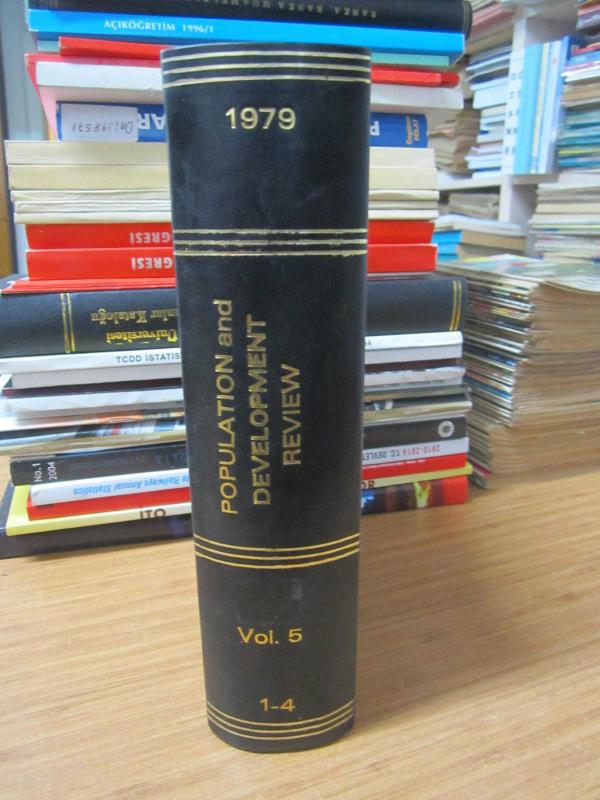 Population and Development Review - Vol 5 Number 1-4 - Year 1979