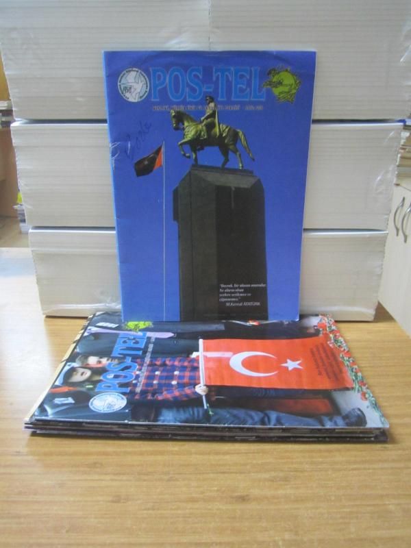 POS-TEL Dergisi - 2014-2020 Yılları Arası 9 Farklı Sayı TAKIM (Sayılar: 598-604-605-606-610-614-615-616-621) PTT Meslek Okulunu Bitirenler Derneği