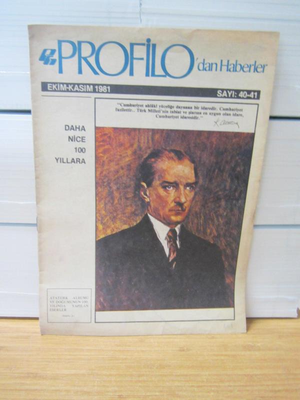 PROFİLO'dan Haberler - Yıl 4 Sayı 40-41 - Ekim Kasım 1981