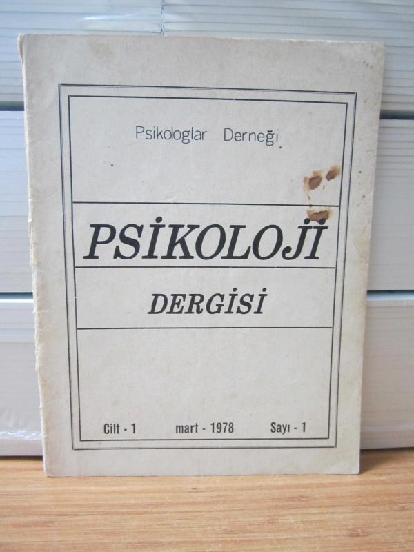 Psikoloji Dergisi - Cilt 5 Sayı 19 - Temmuz 1986