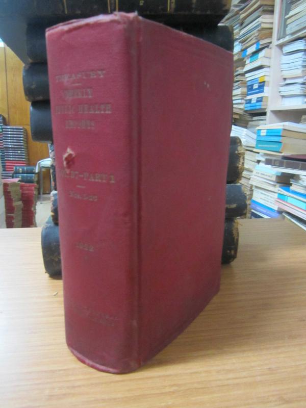Public Health Reports by The United States Public Health Service - Vol 37 - Part 1 (January June 1922)