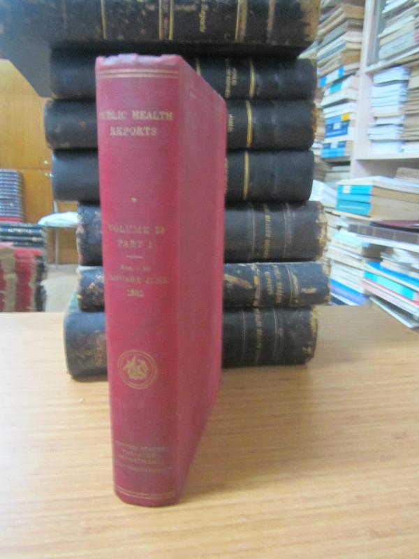 Public Health Reports by The United States Public Health Service - Vol 50 - Part 1 (January June 1935)