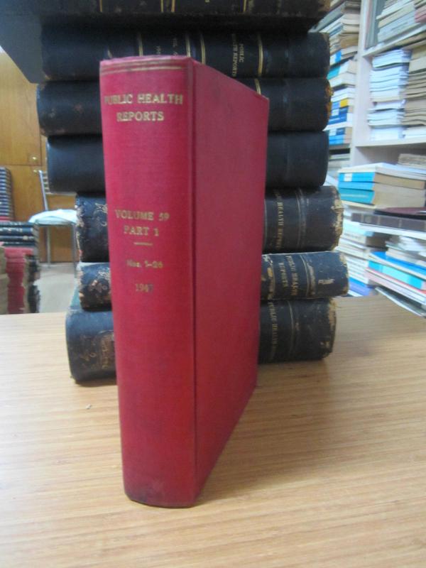 Public Health Reports by The United States Public Health Service - Vol 59 - Part 1 (January June 1944)