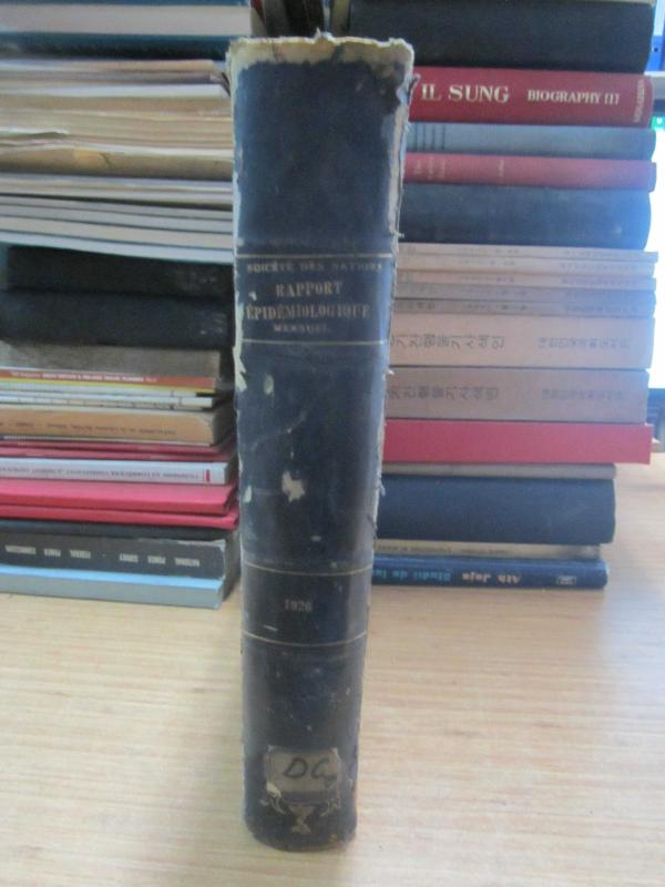 Rapport Epidemiologieque Mensuel De La Section D'hygiene du Secretariat - 5me annee No 1-12 Geneve, le 15 Janvier 1926 / Monthly Epidemiological Report of The Health Section of The Secretariat 5th Year No 1-12 - Geneva, January 15th 1926