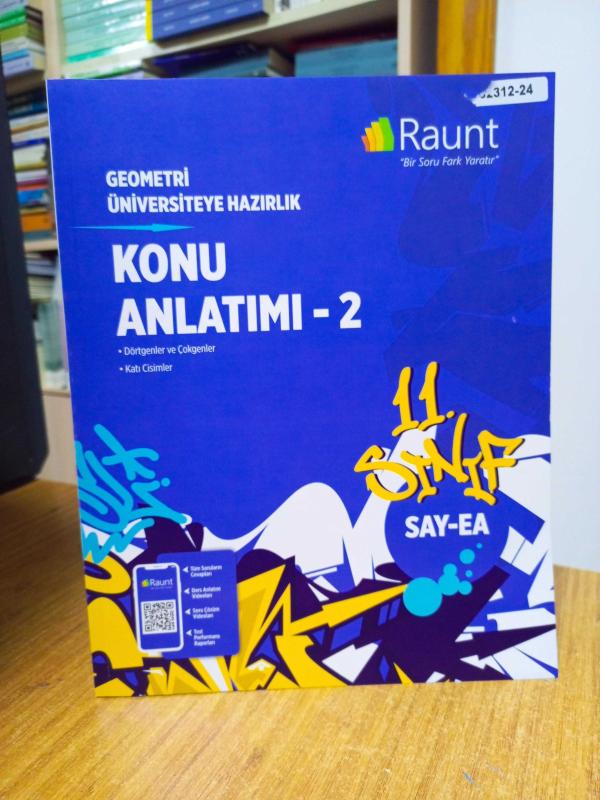 RAUNT - 11. Sınıf SAY-EA GEOMETRİ Üniversiteye Hazırlık Konu Anlatımı 2 (Dörtgenler ve Çokgenler - Katı Cisimler)