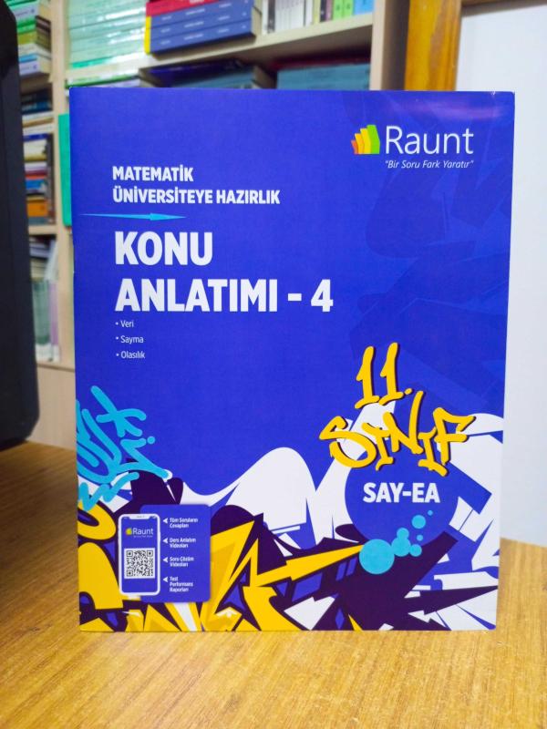 RAUNT - 11. Sınıf SAY-EA MATEMATİK Üniversiteye Hazırlık Konu Anlatımı 4 (Veri - Sayma - Olasılık)