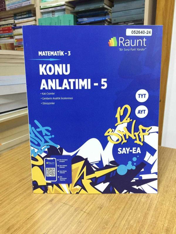 Raunt  - 12. Sınıf Matematik 3 Konu Anlatımı 5 (Katı Cisimler - Çemberin Analitik İncelenmesi - Dönüşümler)