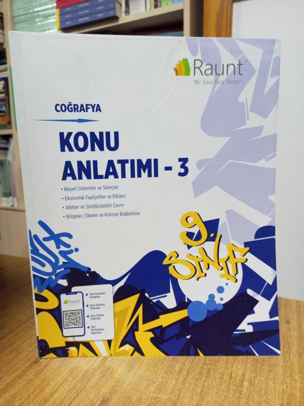 RAUNT - 9. Sınıf COĞRAFYA Konu Anlatımı 3 (Beşeri Sistemler ve Süreçler - Ekonomik Faaliyetler ve Etkileri - Afetler ve Sürdürülebilir Çevre)